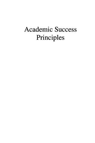 ACADEMIC SUCCESS PRINCIPLES