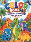 Dinosaur Adventures Coloring Book -1