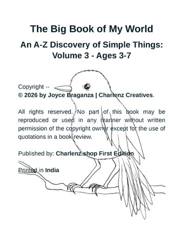 The Big Book Of My World (An A-Z Discovery of Simple Things)