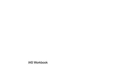 IAS Workbook