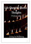 Life Changing Quotes & Thoughts (Volume 28)