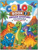 Dinosaur Adventures Coloring Book -2