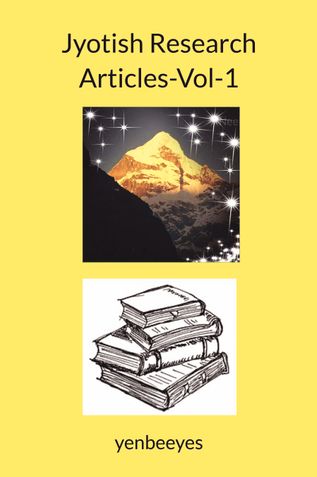 Jyotish Research Articles-Vol. 1