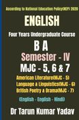 English(B A, Semester - IV, MJC - 5, 6 & 7)