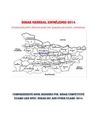 Bihar General knowledge