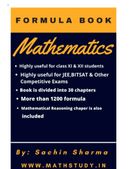 Formula Book Mathematics for JEE & BITSAT