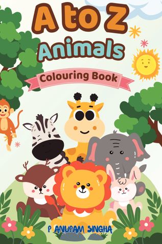 A to Z Animals Colouring Book