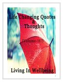 Life Changing Quotes & Thoughts (Volume 167)