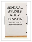 General studies Quick Revision Notes for UPSC, EPFO, SSC & All Competitive Exams