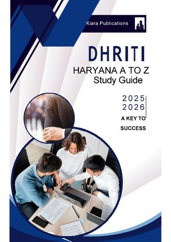 Haryana General Knowledge A to Z