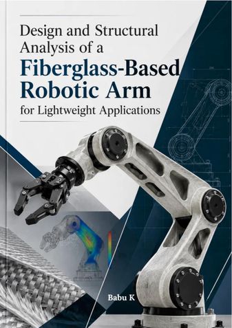 Design and Structural Analysis of a Fiberglass-Based Robotic Arm for Lightweight Applications