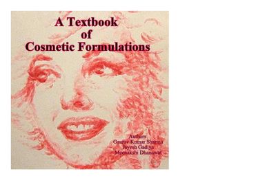 A Textbook of Cosmetic Formulations