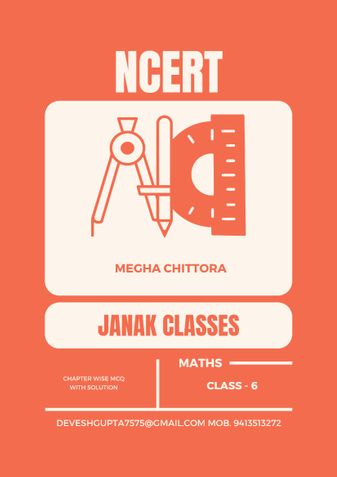 NCERT Maths Class 6 MCQ