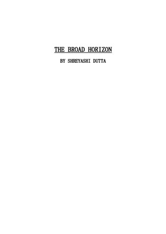 THE BROAD HORIZON