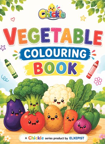 Vegetable Coloring Book for Kids