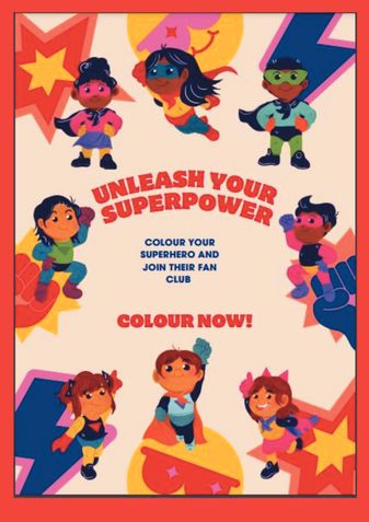 Superhero Coloring Book for Kids