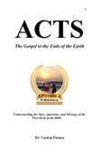 Acts: The Gospel to the Ends of the Earth