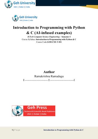 Programming with python & C