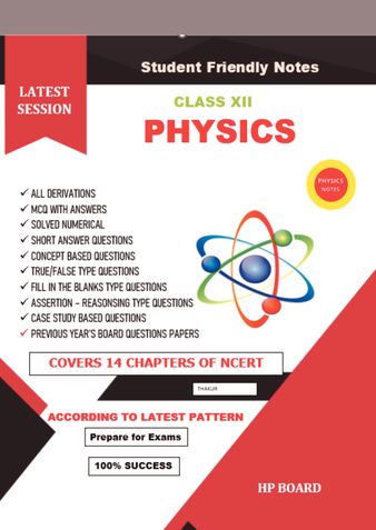 XII EASY PHYSICS NOTES