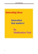 Innovating Ideas