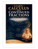 Learn Calculus From Rule Of Three And Continued Fractions