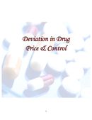 Deviation in Drug Price & Control