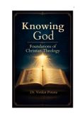 Knowing God: Foundations of Christian Theology