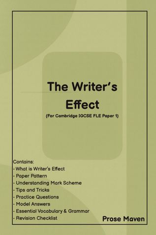 The Writer's Effects