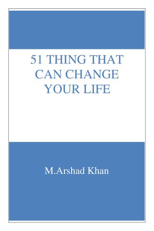51 things that can change your life
