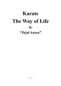 Karate The Way of life