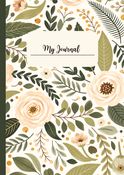Floral Elegance: A Lined Notebook with Beautiful Botanical Illustrations for Adults,WomenA4 , Writing Journal with 142 Pages for Notes, Journaling, and Everyday Thoughts,Size 8.27 × 11.69 inches