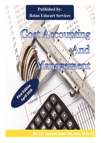 Cost Accounting and Management