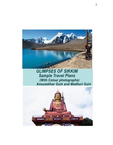 Glimpses of Sikkim Visit: Sample Travel Itinerary (ebook)