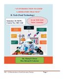 An Introduction to Good Laboratory Practice