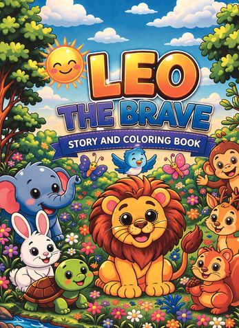 Leo the Brave: Story and Coloring Book