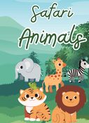 safari animals colouring book| Easy kids colouring book | Age:3-6yrs| colourful learning and play
