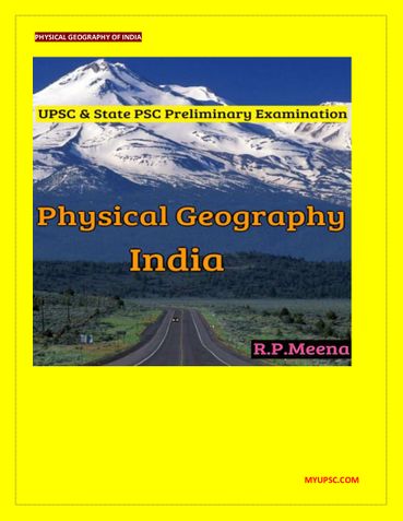 Geography of India-Notes with 15 Practice MCQ Set