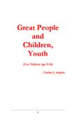 Great People and Children, Youth