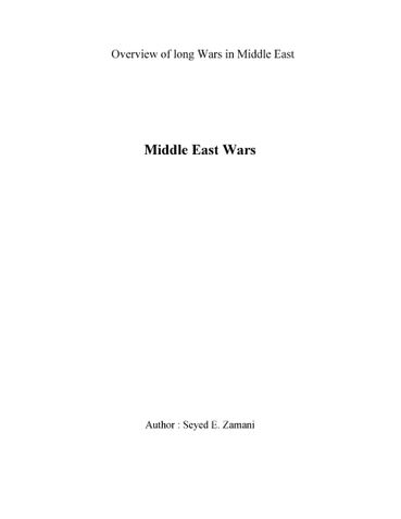 Middle East Wars