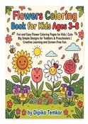 Flowers Coloring book for kids ages of 3 to 8