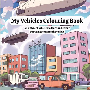 My Vehicles Colouring Book