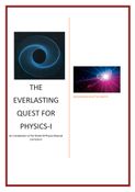 Everlasting Quest for Physics