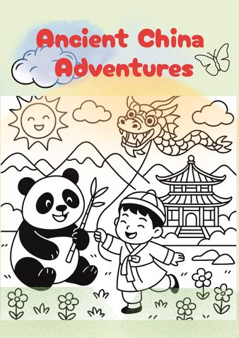 Color and Learn: Ancient China Adventures