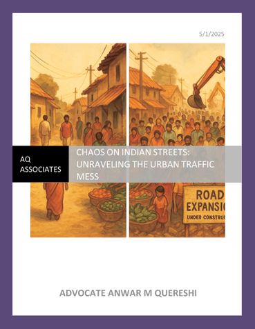 CHAOS ON INDIAN STREETS - UNRAVELING THE URBAN TRAFFIC MESS