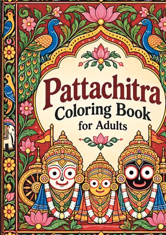Pattachitra Coloring Book for Adults