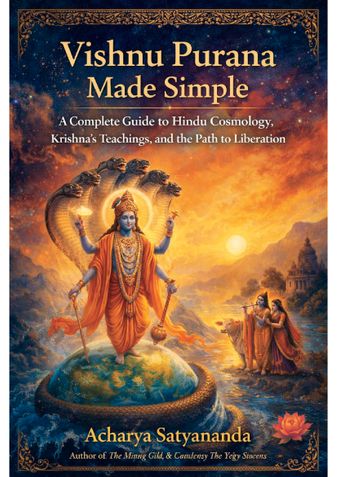 Vishnu Purana Made Simple: A  Complete Guide to Hindu  Cosmology, Krishna’s  Teachings, and the Path to  Liberation  By Acharya Satyananda