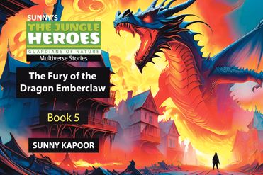 The Jungle Heroes Multiverse Stories : The Fury of the Dragon Emberclaw. Book 5.