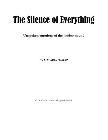 The Silence of Everything