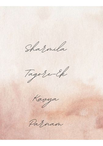 Sharmila Tagore-Ek Kavya Parnam