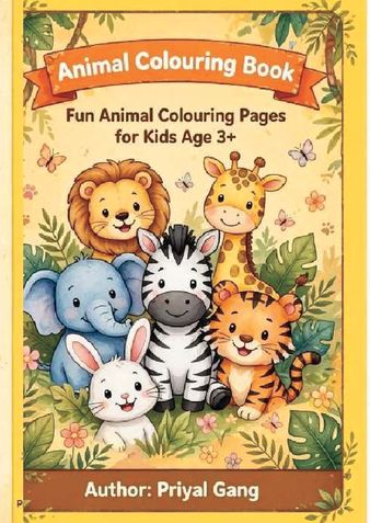 Cute Animal Colouring Book